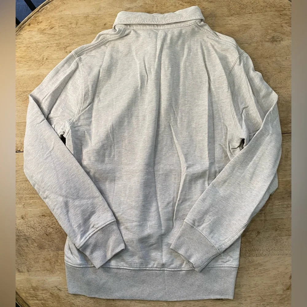 J Crew Men’s Sz‎ M? Natural Rugby Pullover Sweatshirt
